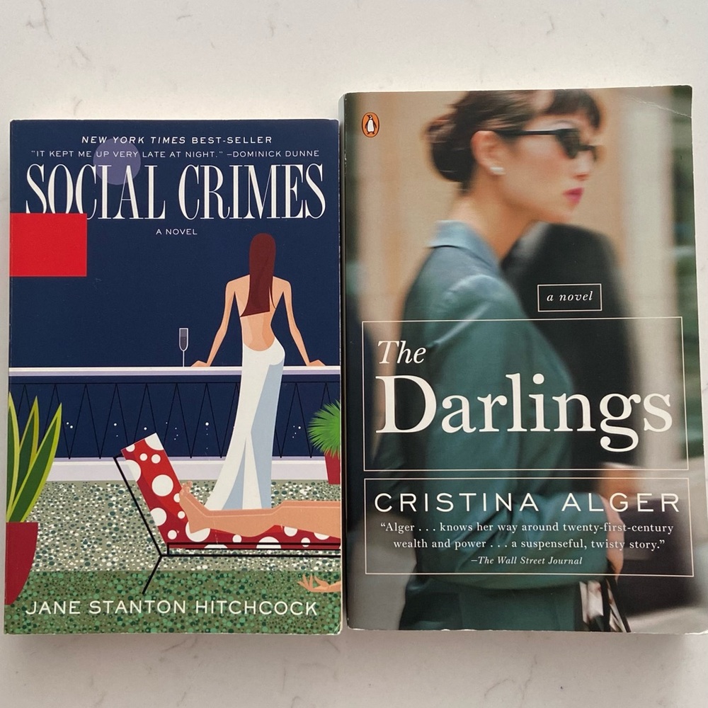 NYC based Fiction Books. 2 paperback